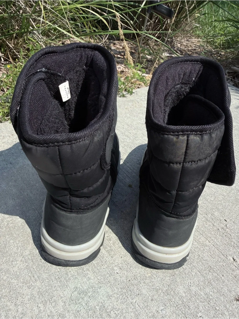 Hobibear Kids' Black Winter Snow Boots